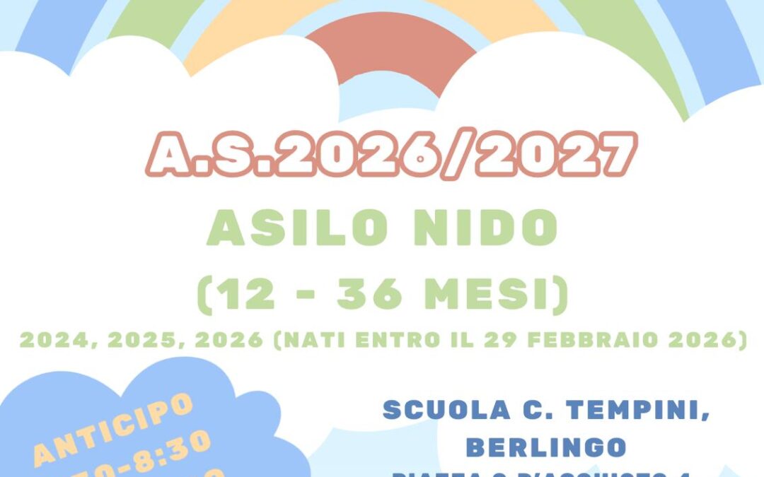 Iscrizioni 2026 – 2027